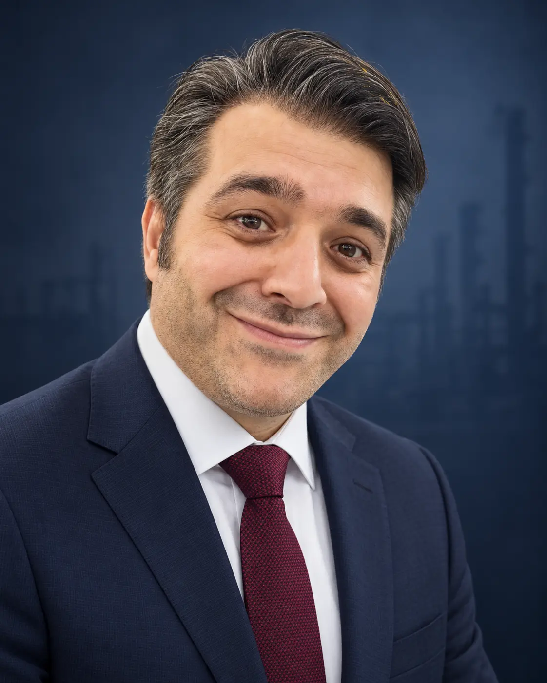 پرتره رسمی محمود حقیقی، مدیر فنی و مدیر فروش شرکت ابزاردقیق تهران