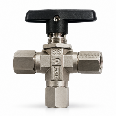نمای شیر سه راهی Parker B-Series 1/4 inch